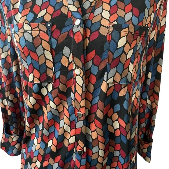 Ava & Grace Women’s Long Sleeve Dress -Fall Multicolor- Size Small - Picture 2 of 10